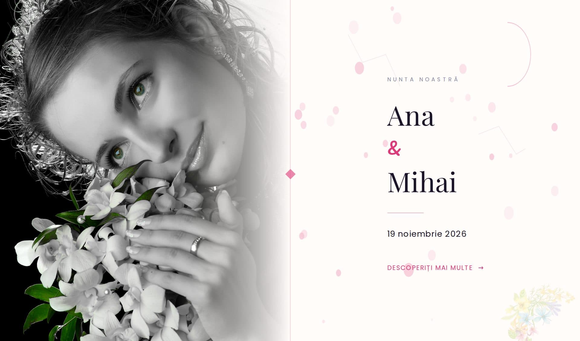 Model invitație Festive Confetti
