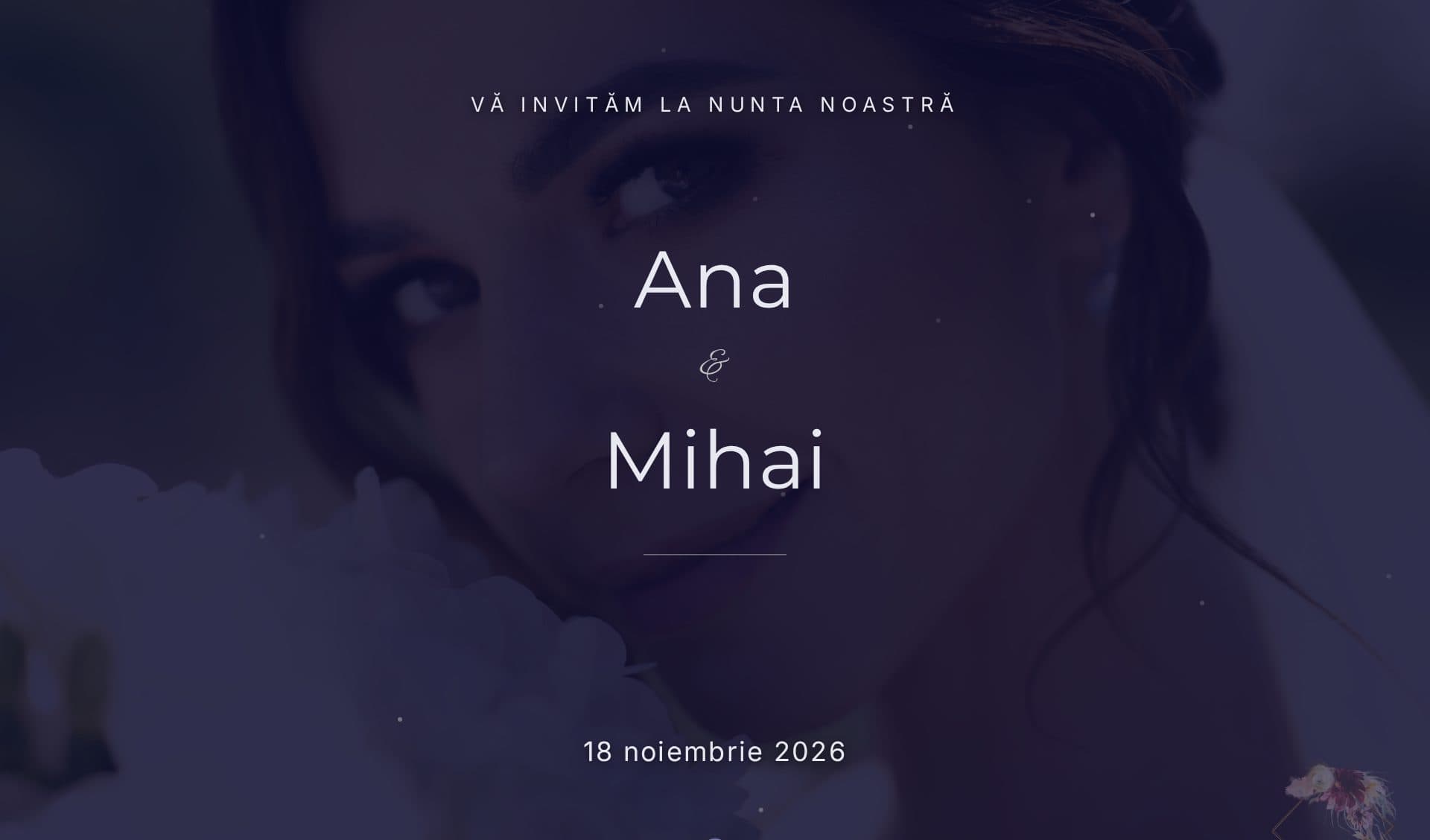 Model invitație Midnight Celestial